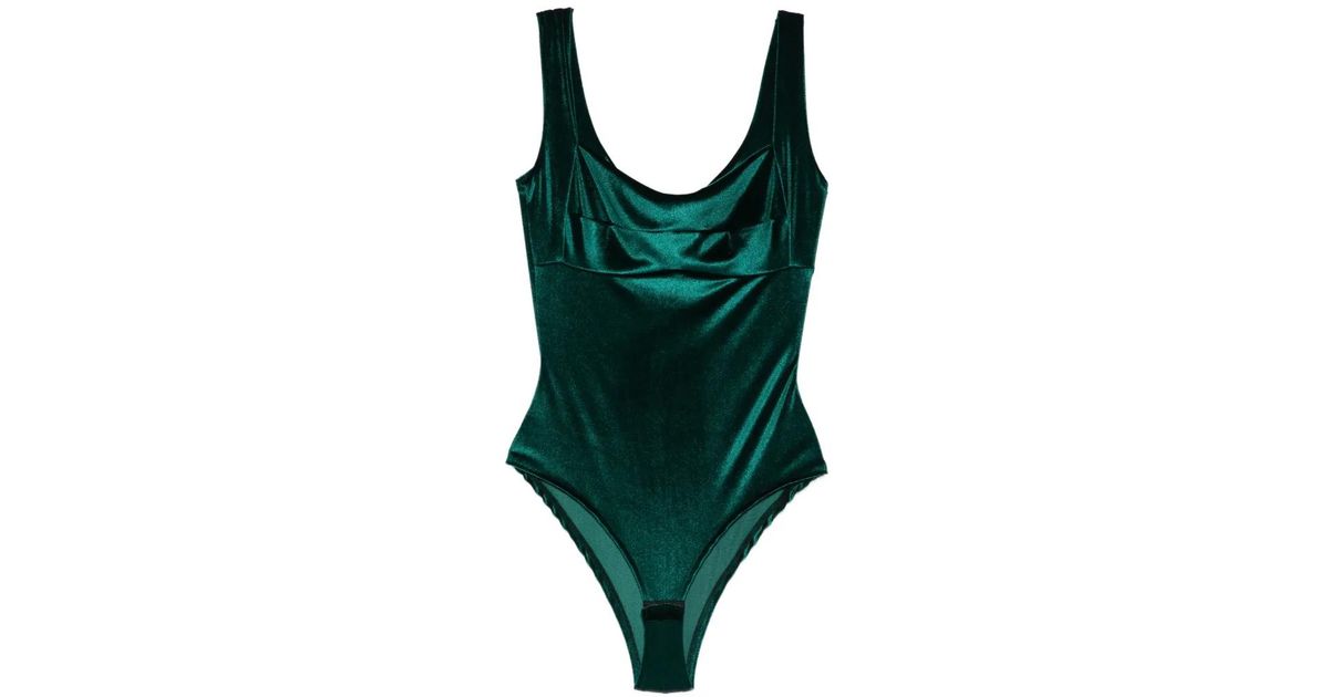 Atu Body Couture Panelled Bodie in Green | Lyst