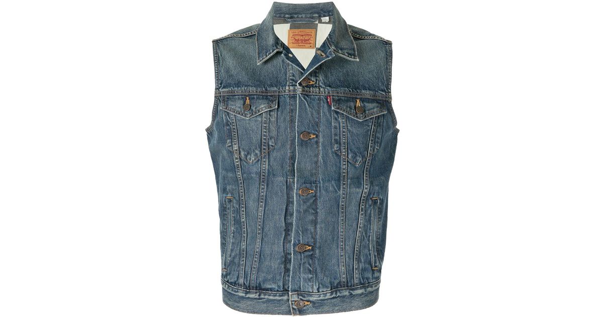 levis denim vest
