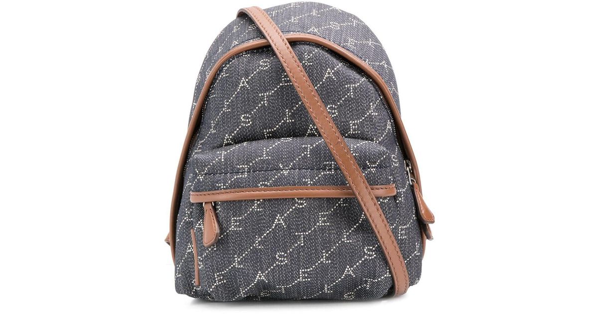 stella mccartney mini monogram backpack