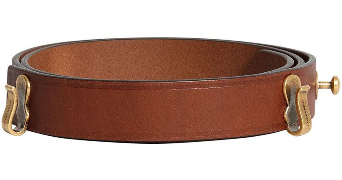 burberry bridle leather belt