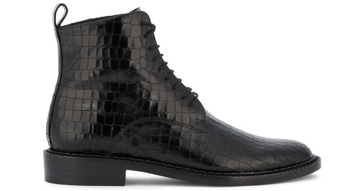 clergerie combat boots