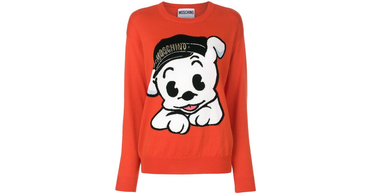 moschino dog sweater off 56% - www 