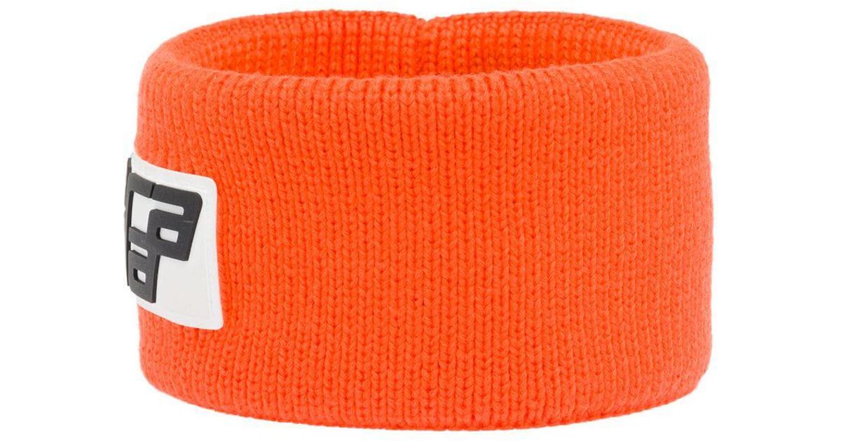 prada orange headband