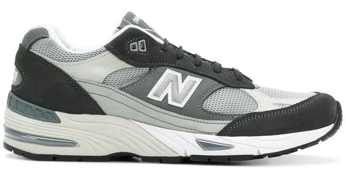 New Balance Leather 911 Made In Uk Sneakers in Grey (Gray) for Men - Lyst