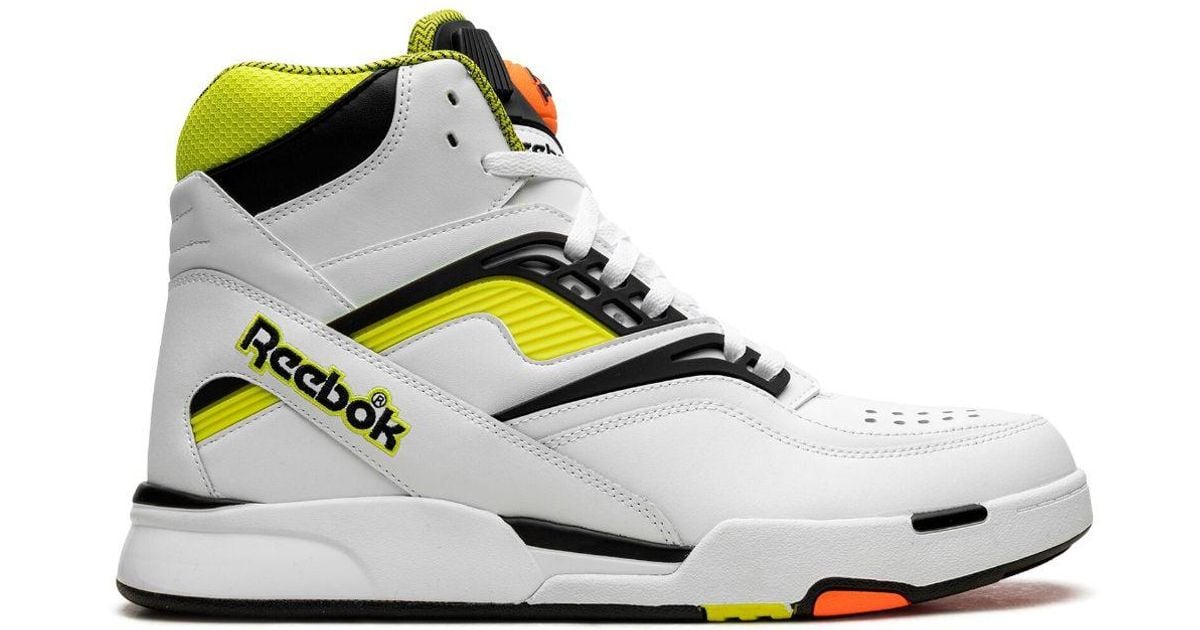 Reebok Pump TZ "Solar Yellow" Sneakers in Weiß | Lyst DE