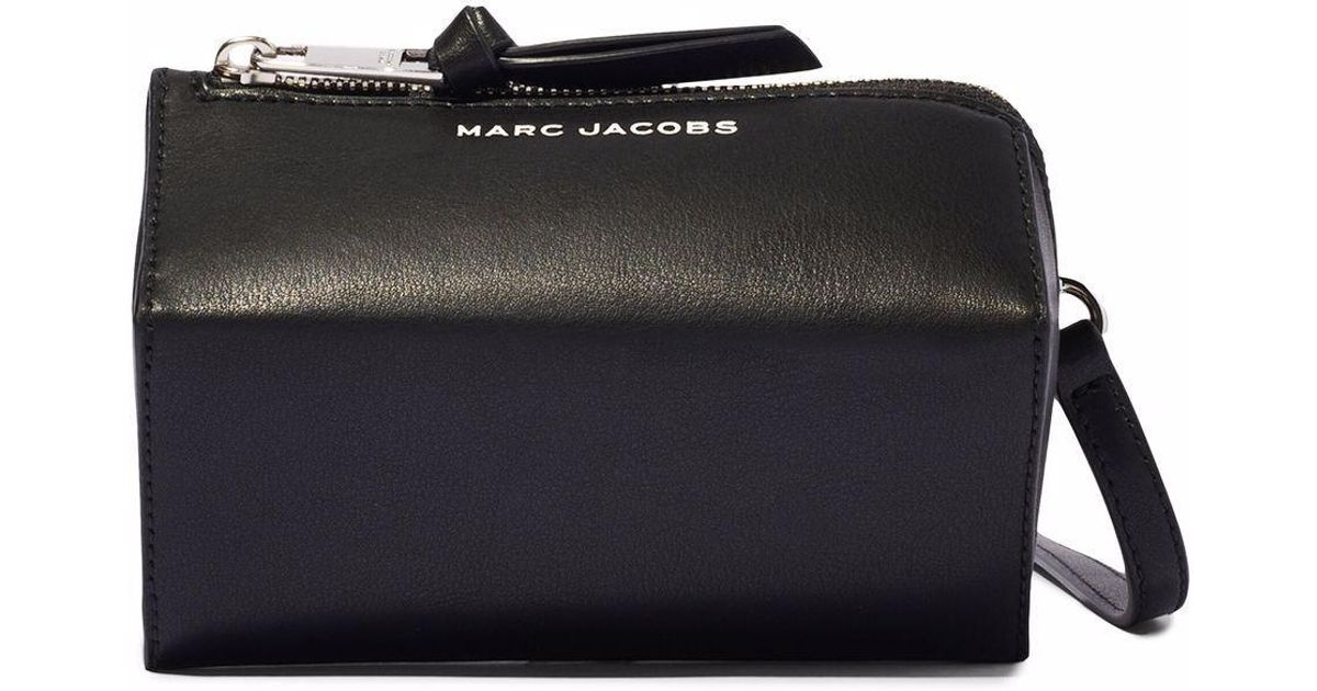 Marc Jacobs Leather The Wedge Phone Crossbody Bag in Black Lyst
