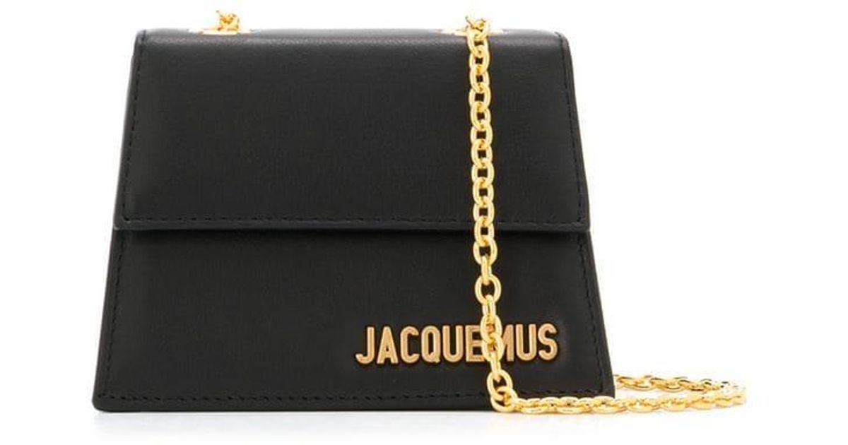 Jacquemus Mini Chain Cross Body Bag in Black | Lyst Canada