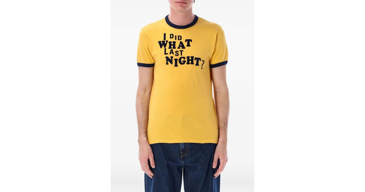 ERL Tシャツ　I DID WHAT LAST NIGHT RINGER-T ERL I Did What Last Night Ringer T-Shirt | Men & Women | SVD USA