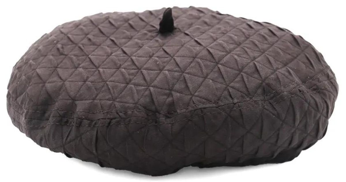 ベレー帽 LORO PIANA DARK BROWN SILK HAT BERET Anna silk beret in brown - Loro Piana | Mytheresa