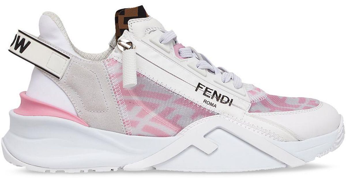 Fendi Pink Flow Low top Sneakers