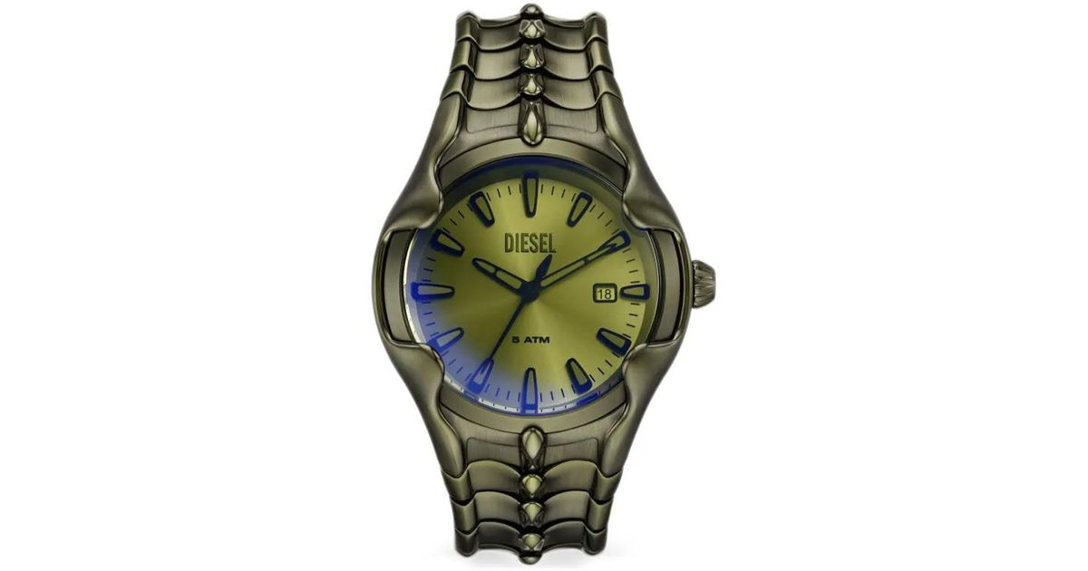 Scraper Diesel Uhr Blaues Zifferblatt Günstige Diesel Uhren Online