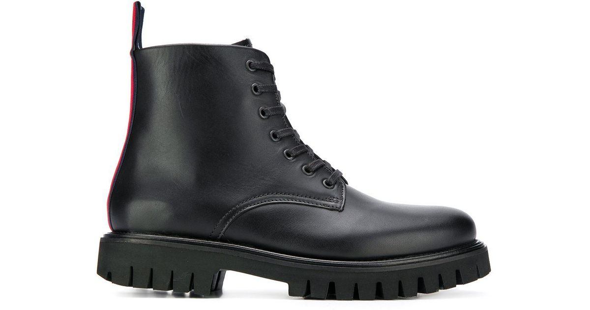 tommy hilfiger lace up boots