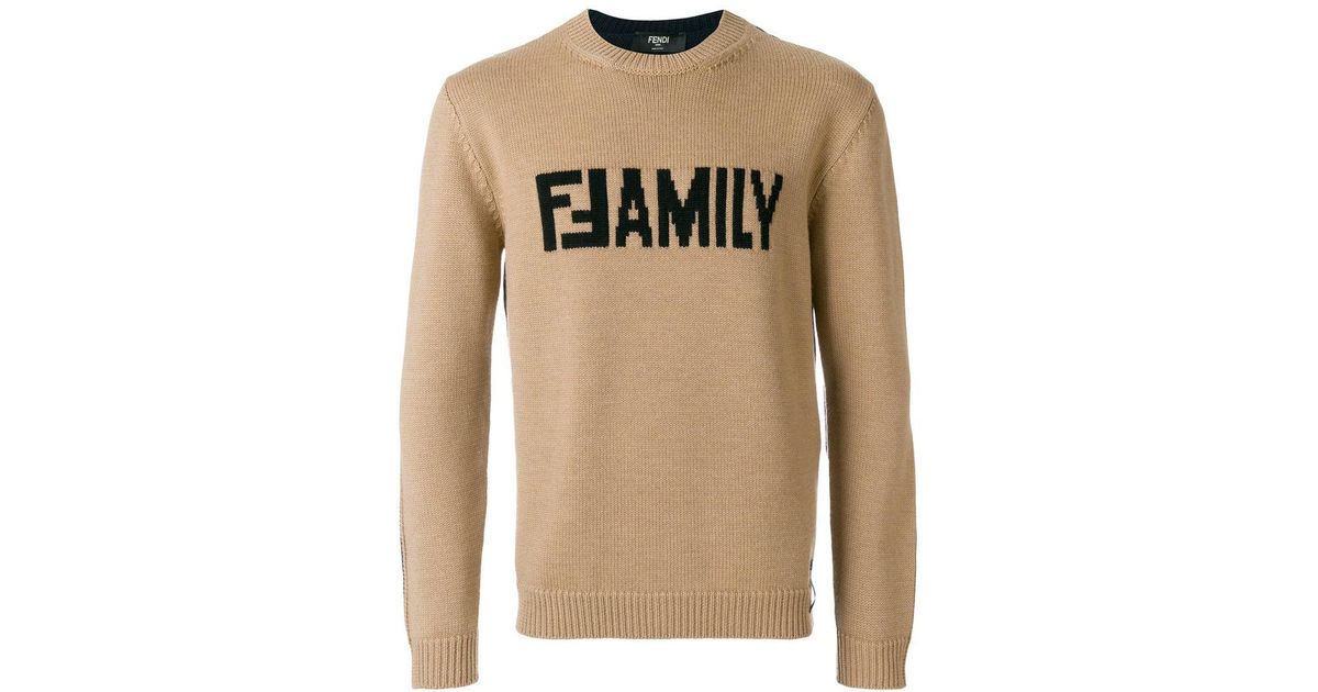 Fendi Wool Family Sweater for Men - Lyst