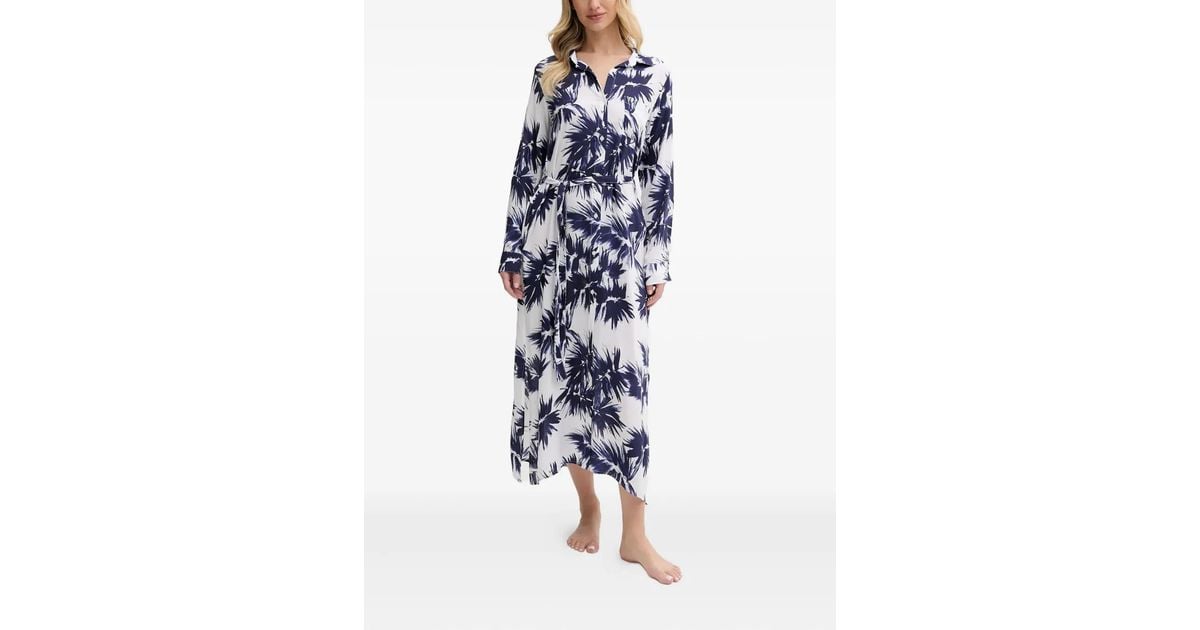 jacket for blue dress Floral Belted A Line Midi Dress | Shirt Dress