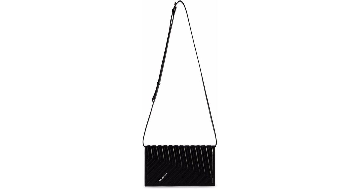 Balenciaga Car Hybrid Wallet W/strap in Black for Men - Lyst