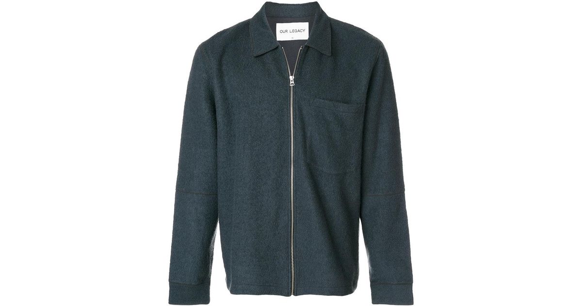 our legacy raw edge blouson