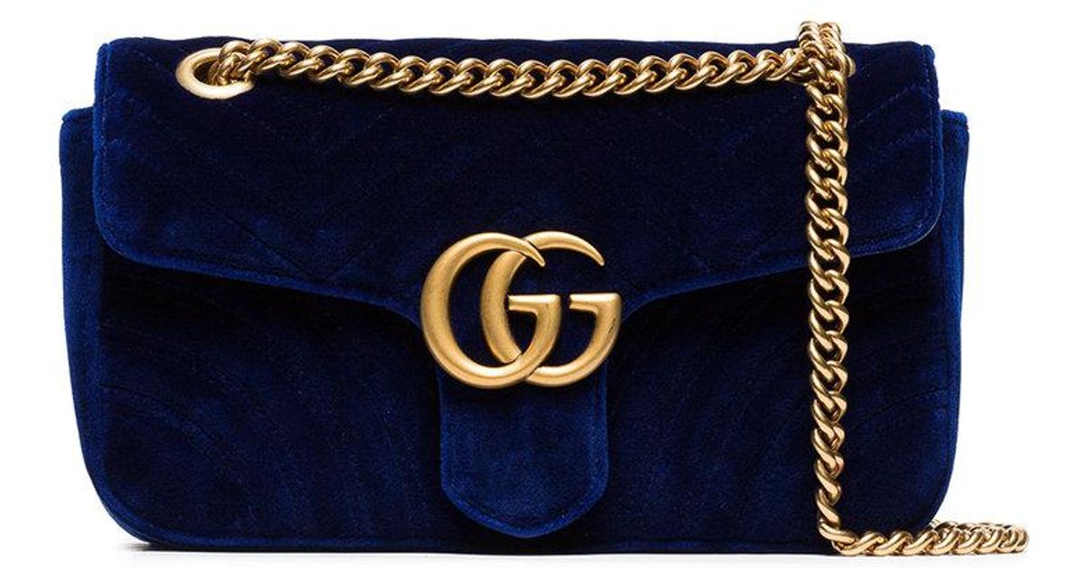 gucci marmont bleu