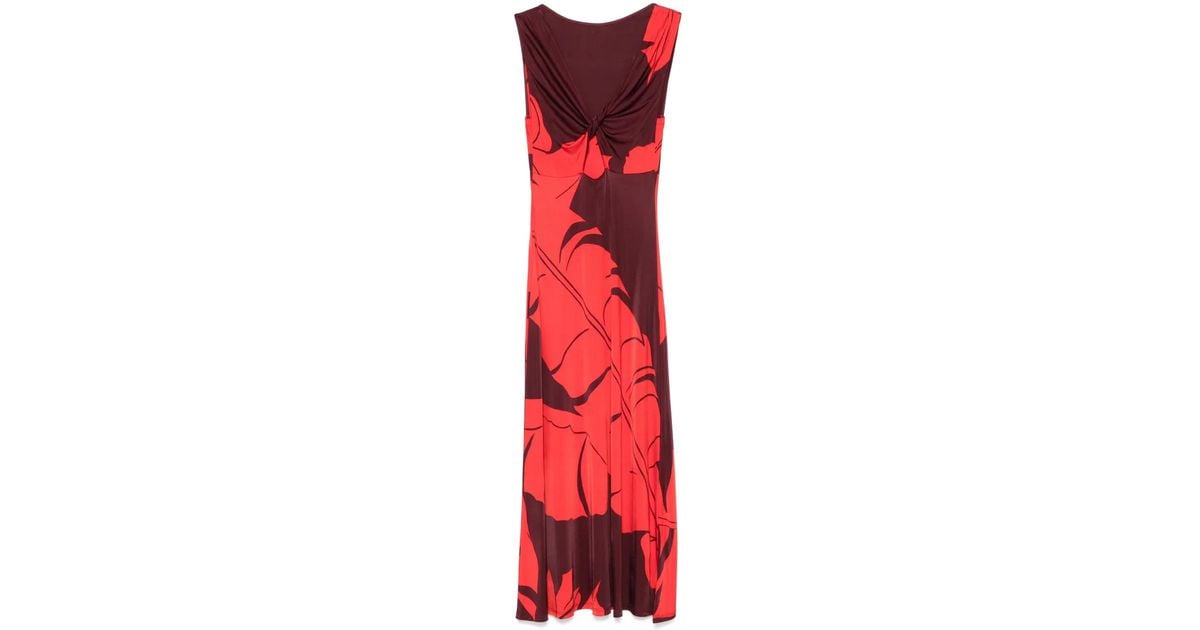 Johanna Ortiz Deep Heart Maxi Dress in Red Lyst UK