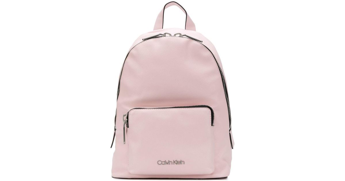 calvin klein pink backpack