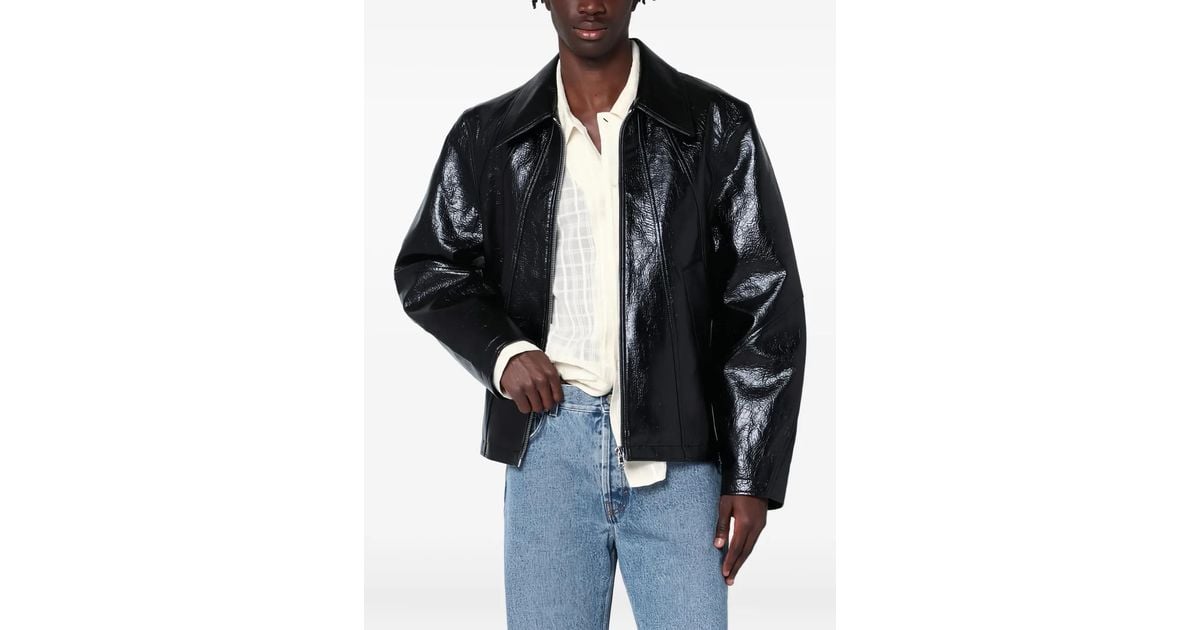 Séfr Duke Zip-Fastening Jacket in Black for Men | Lyst