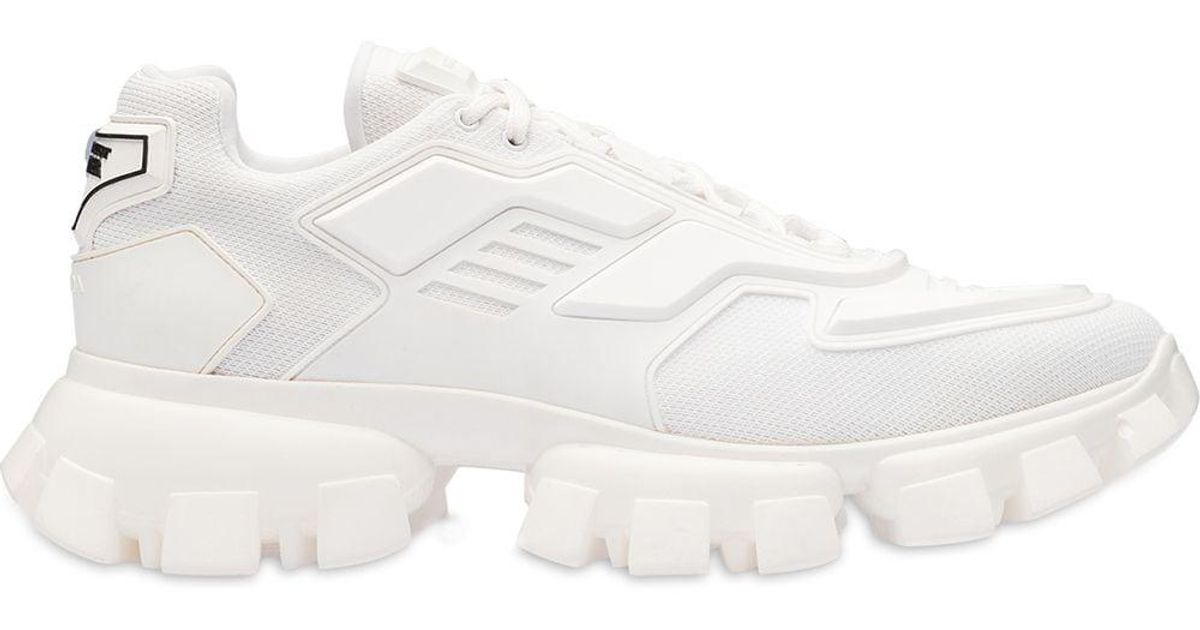 prada sneakers cloudbust white