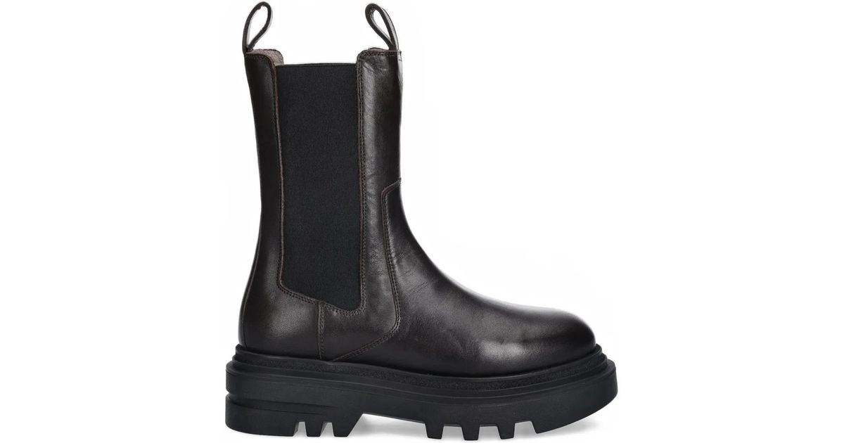 AllSaints 55Mm Pull-Tab Boots in Black | Lyst UK