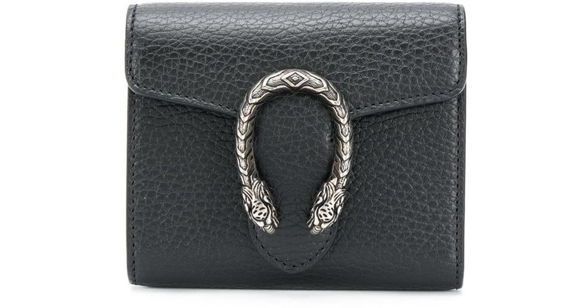 Gucci Black Mini Dionysus Wallet Chain Bag for Women