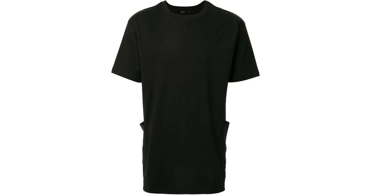 The Viridi-anne Cotton Boxy Fit Short Sleeve T-shirt in Black for Men ...