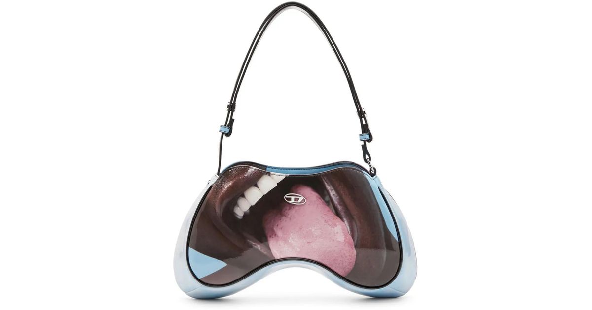 DIESEL Play Shoulder Bag in Blue | Lyst Canada