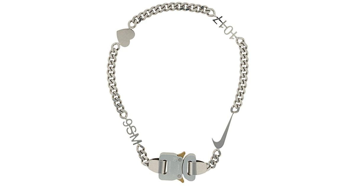 1017 ALYX 9SM X Nike Hero Chain Necklace in Metallic | Lyst
