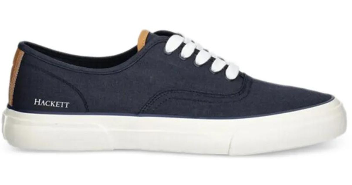Hackett Blake Smart Sneakers in White for Men | Lyst UK
