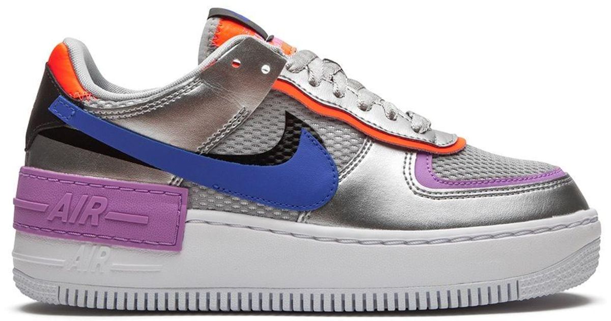 Nike Air Force 1 Shadow Shoe in Silver (Metallic) - Save 33% - Lyst