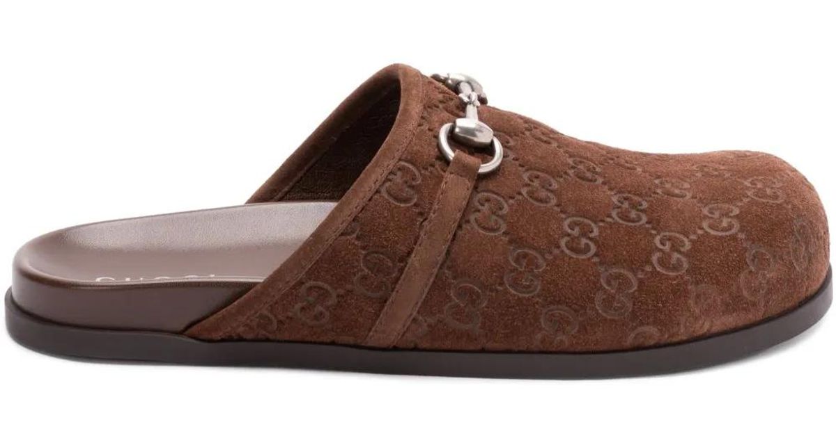 GUCCI GUCCI GG柄 ブラウン 茶色 サンダル メンズ グッチ厚底サンダル