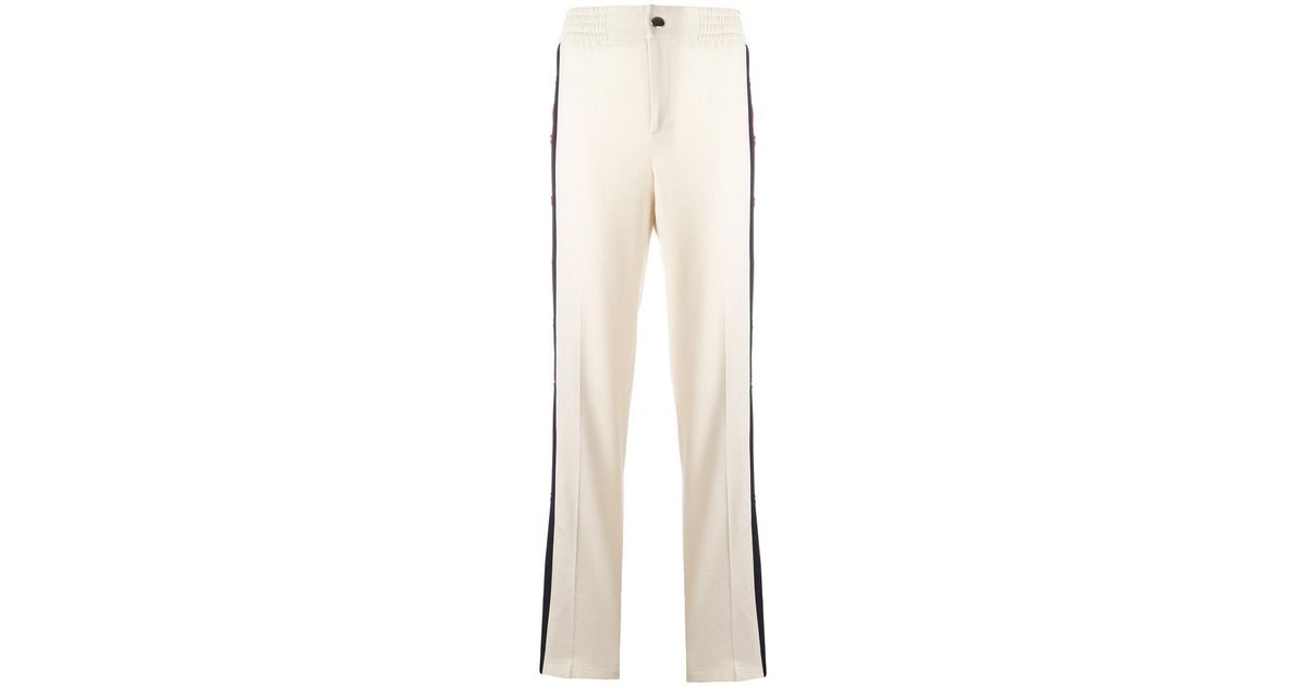 Gucci Silk Snap Button Trousers in 
