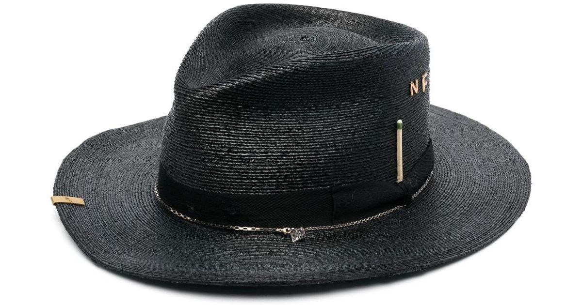 Nick Fouquet 41 Mexican Straw Hat in Black for Men | Lyst