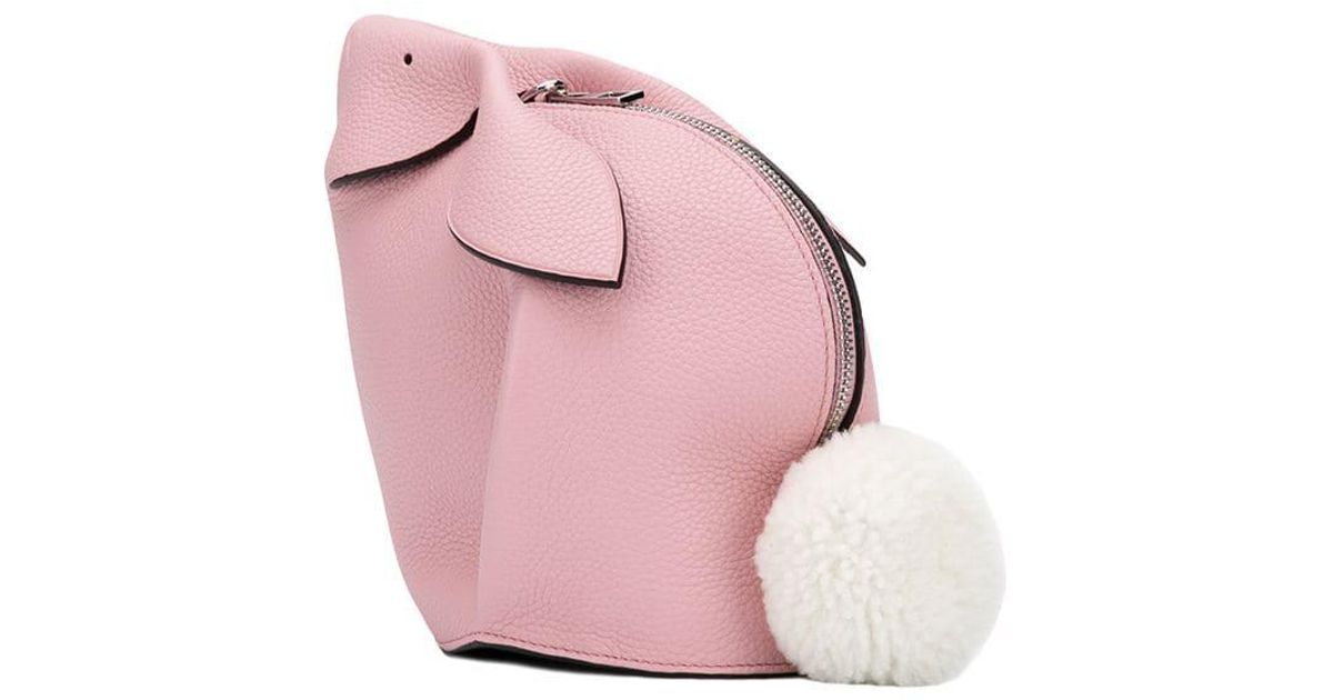 Loewe Rabbit Clutch Bag in Pink - Lyst