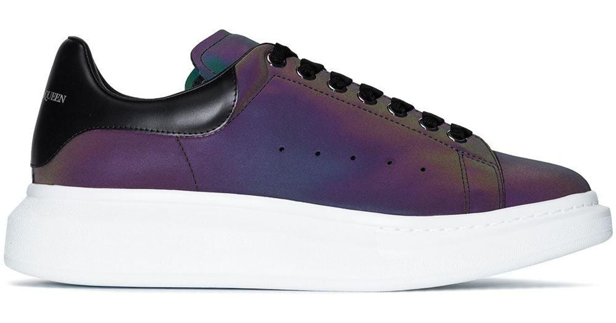 Alexander McQueen Iridescent Oversized Low-top Sneakers in Purple for ...