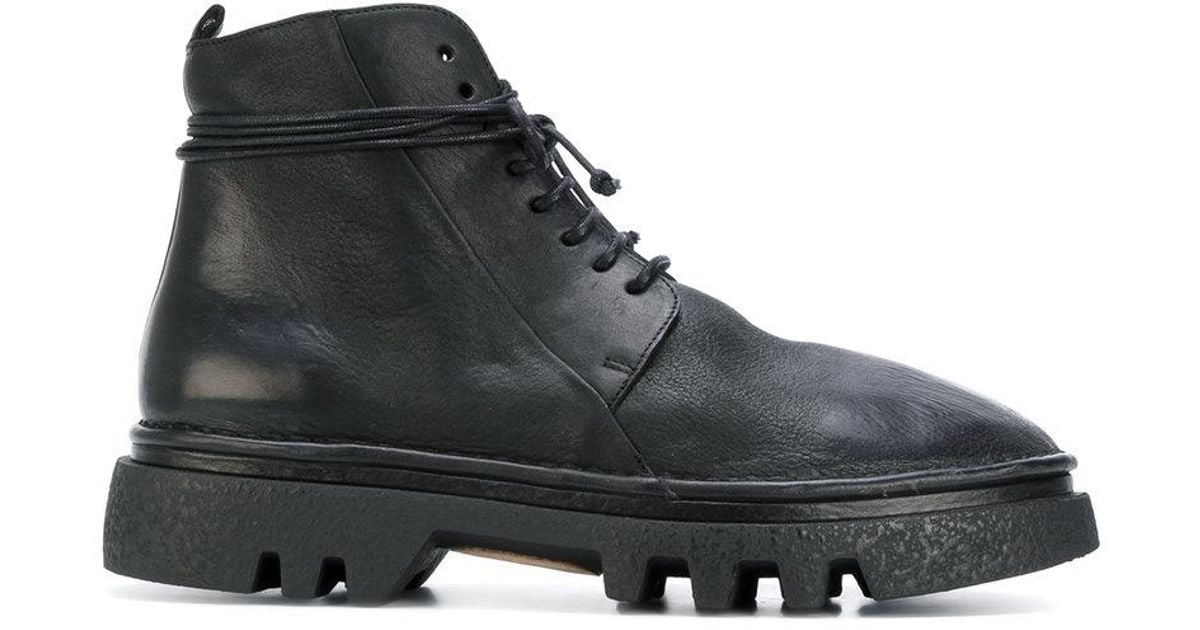 chunky sole combat boots
