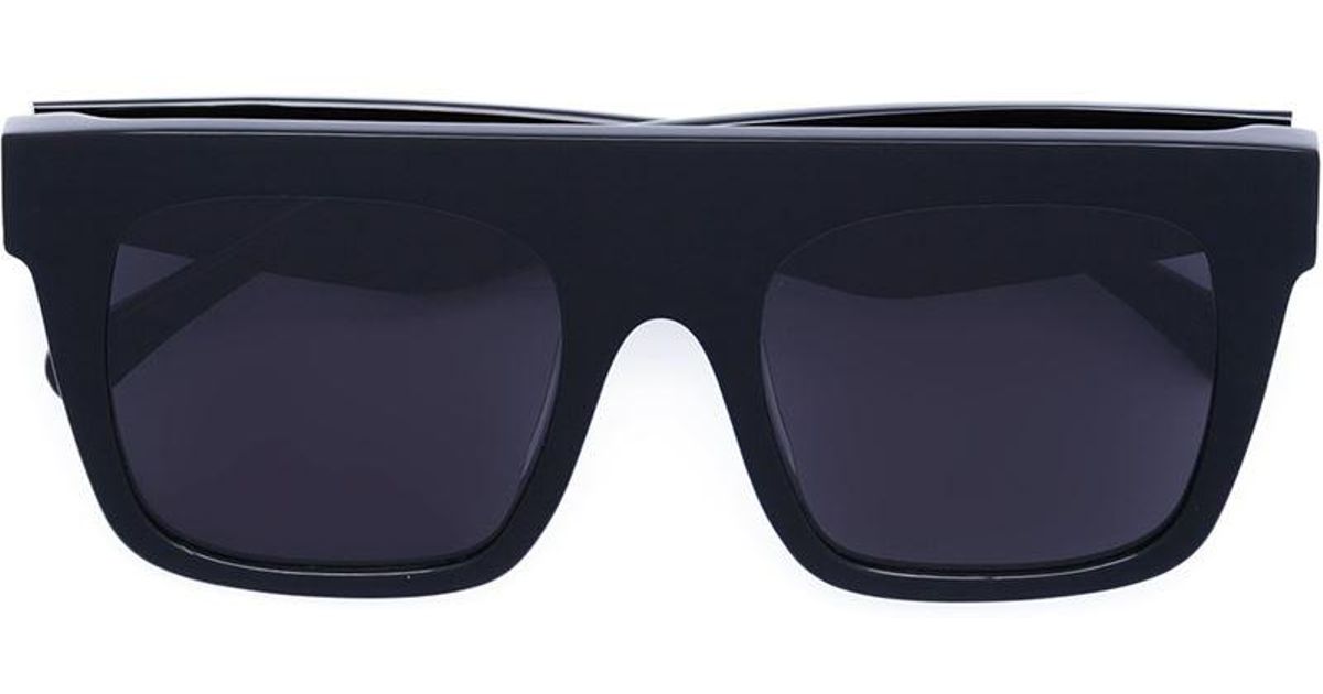 Vera Wang Square Frame Sunglasses in Black - Lyst