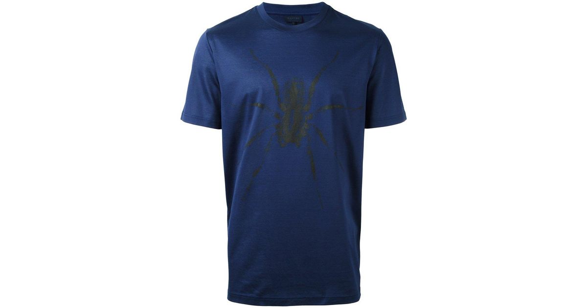 blue lanvin spider t shirt