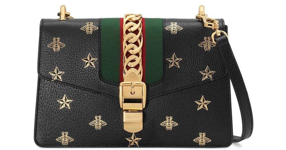 【限定品】GUCCI グッチ シルヴィ 2WAY ショルダーバッグ ビー＆スター GUCCI】グッチ『シルヴィ ビー＆スター スモール ショルダーバッグ