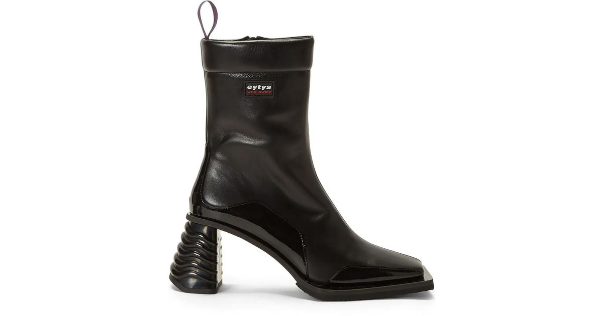 Eytys Gaia Leather Boots in Black | Lyst
