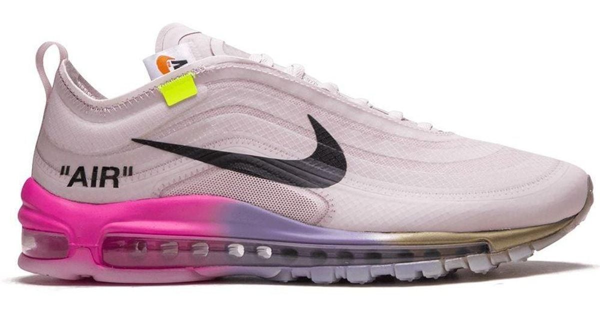 NIKE X OFF-WHITE Rubber The 10th: Air Max 97 Og Sneakers in Pink for Men |  Lyst