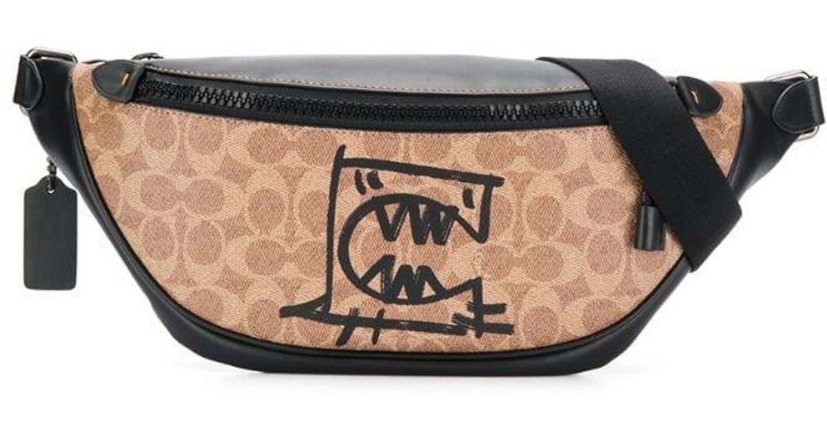 Sac banane Monster COACH pour homme en coloris Black Sac banane Monster COACH pour homme en coloris Black