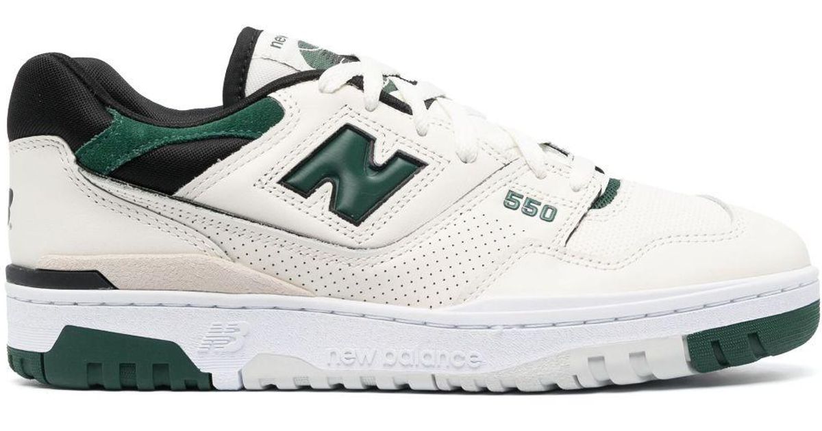 New Balance 550 "sea Salt Pine Green" Sneakers in White Lyst