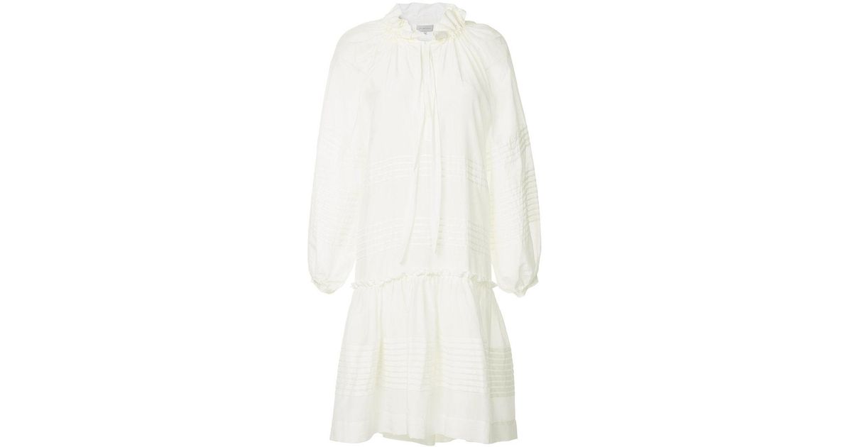 lee mathews white dress