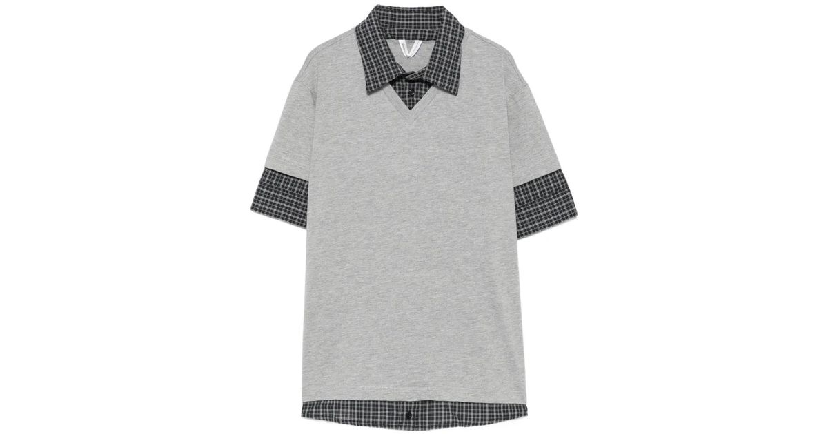 GIMAGUAS Mauri Polo Top in Grey | Lyst UK