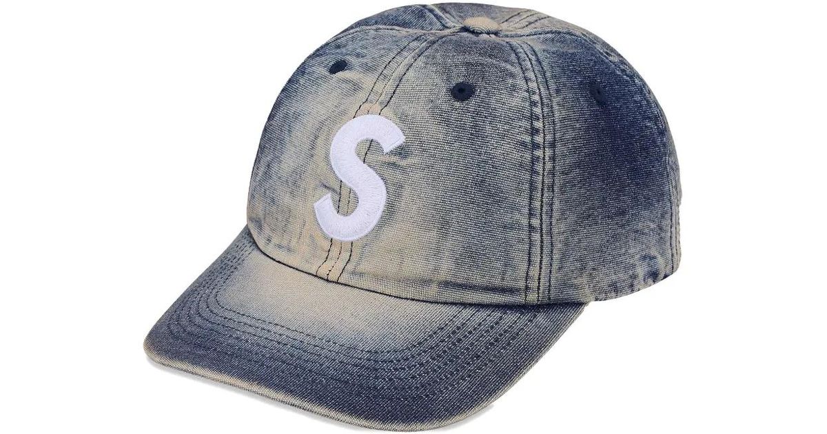Supreme Cordura Denim Logo-Detail Cap in Blue for Men | Lyst UK
