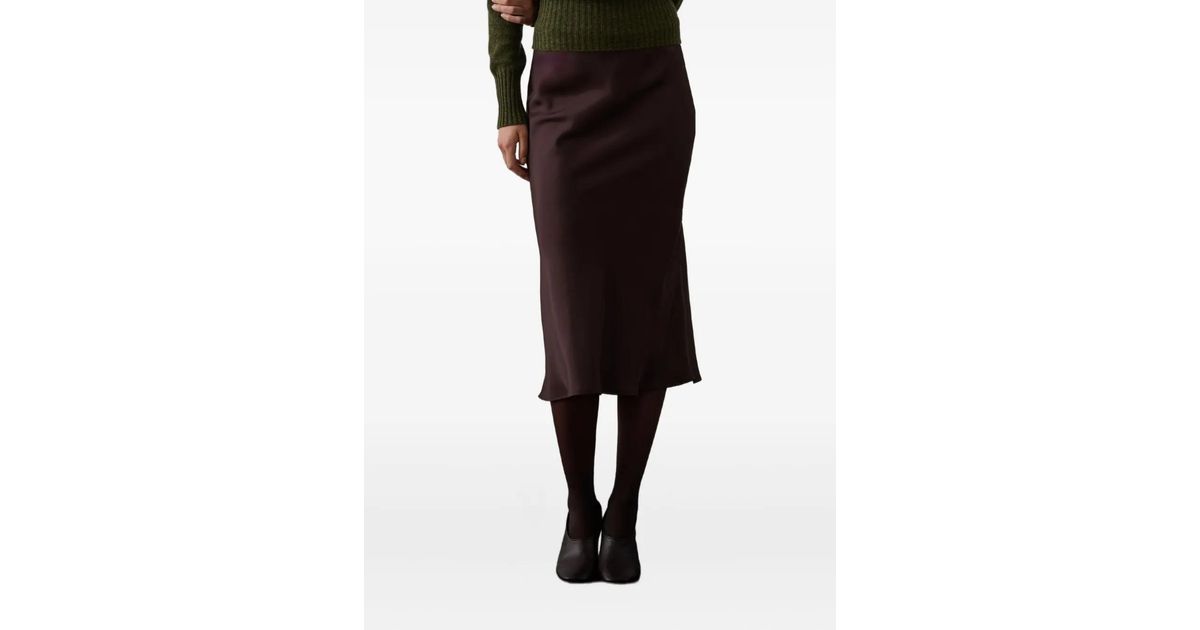 soeur-bias-cut-satin-midi-skirt-in-black-lyst-uk