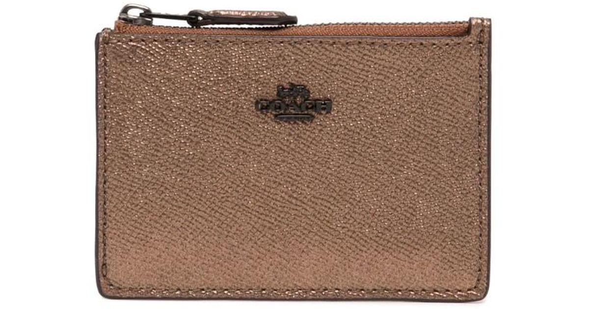 COACH Mini Skinny Id Card Holder in Brown Lyst UK